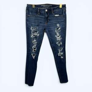 American Eagle 360 Degree Super Stretch Jegging Legging Jeans Women's Size 8
